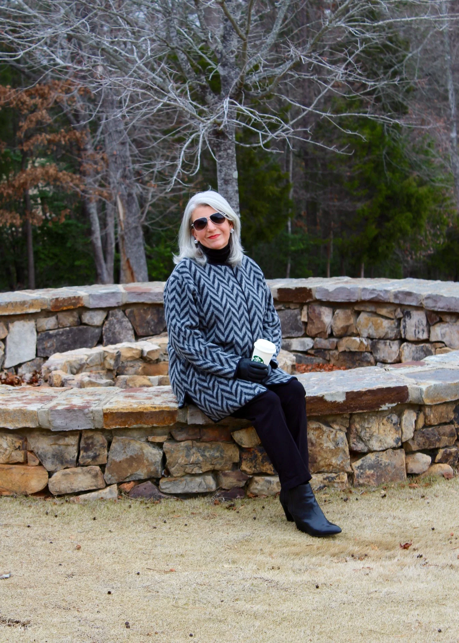 Classic Chevron Topper