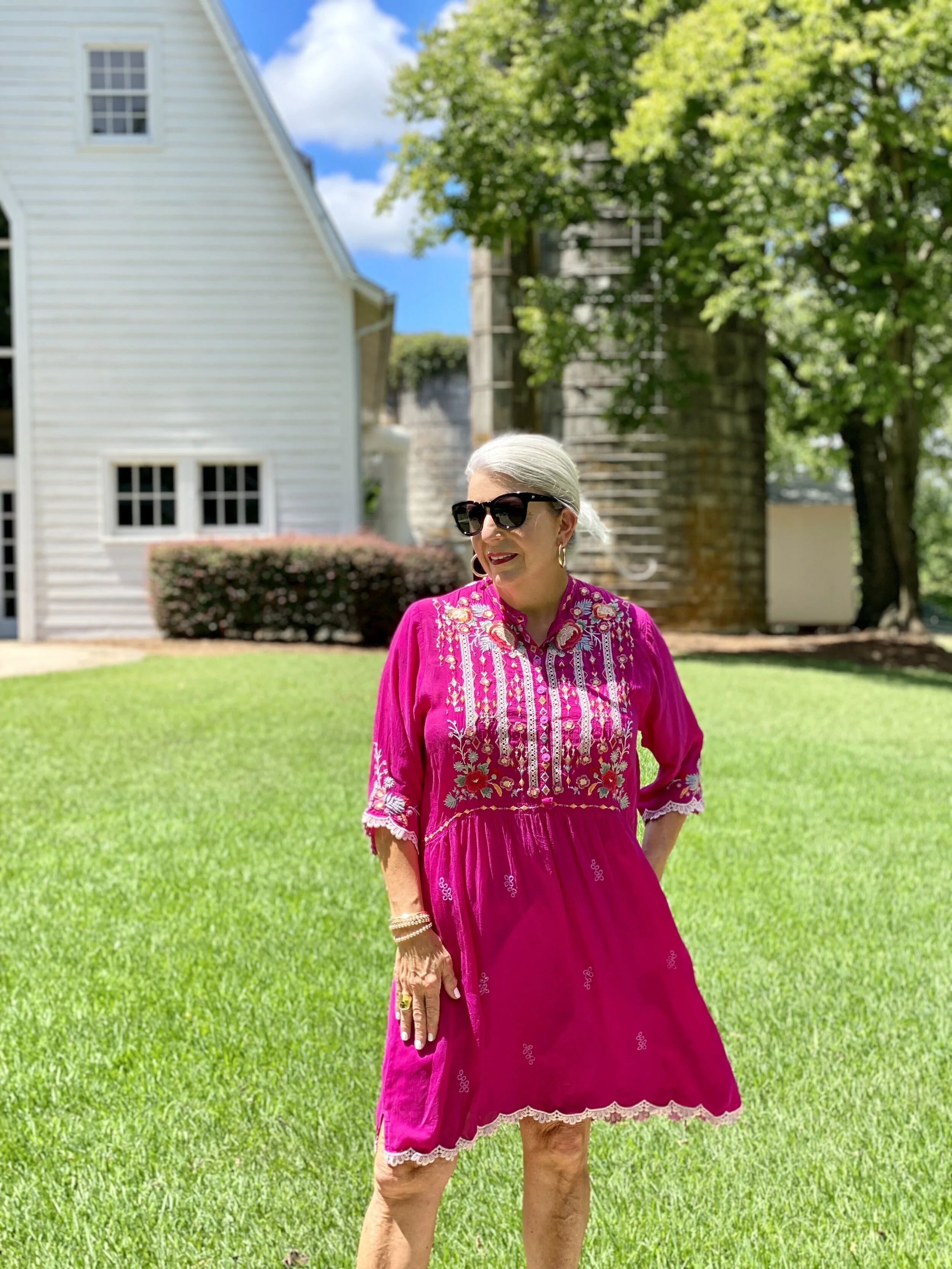 Ageless Style:  Raspberry Pink for Fall