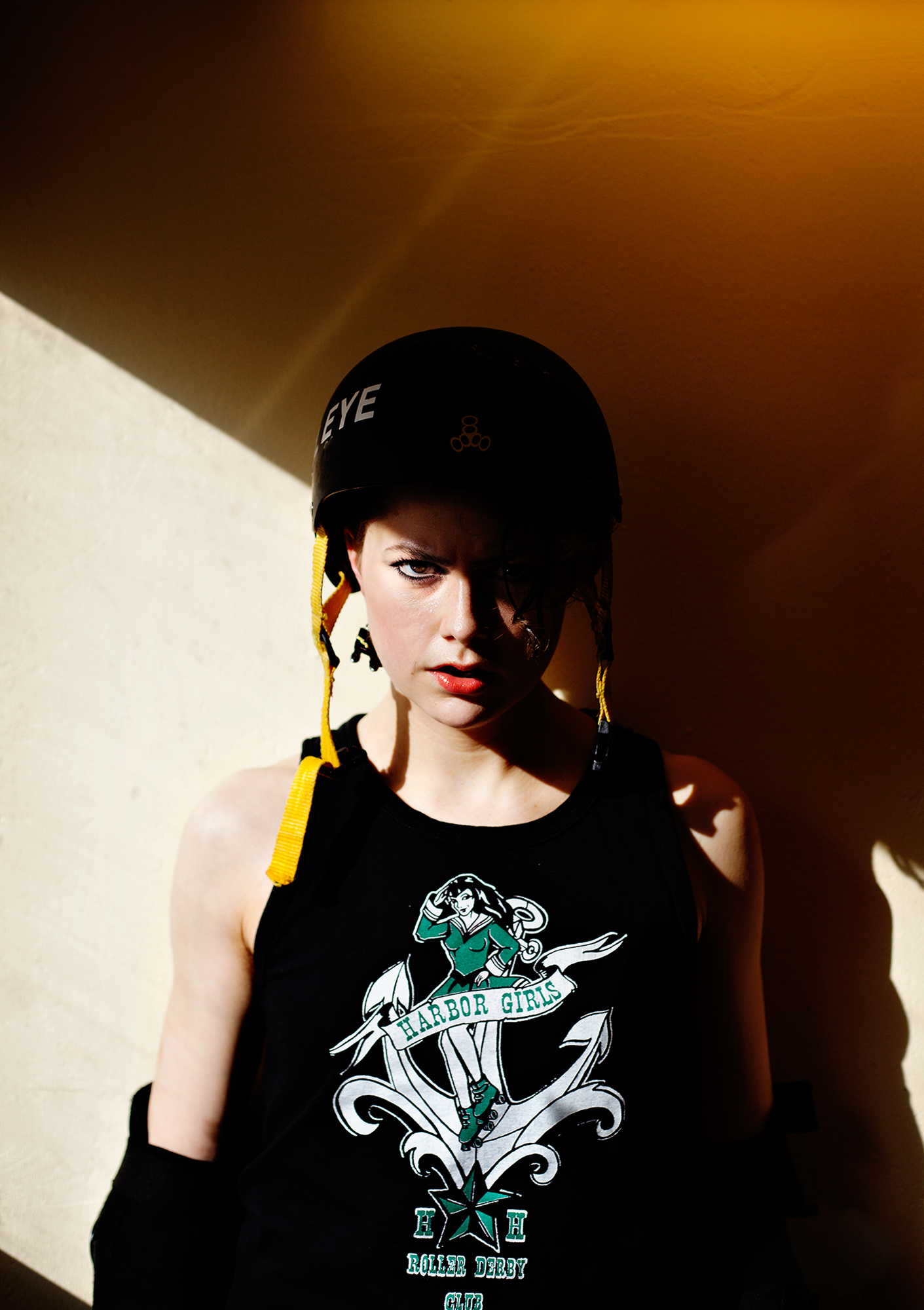 Evil Eye, roller derby player 