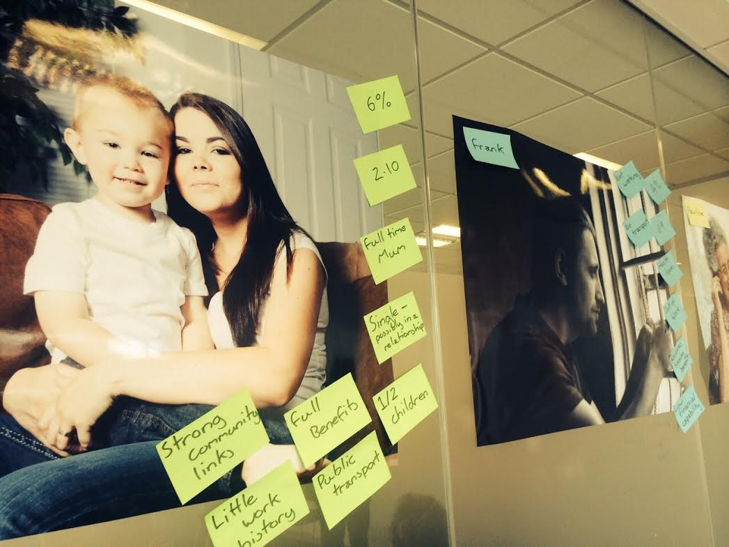 Satisfied customers - that's what this is all about. Here you can see our customer persona's - some of the earlier work underpinning Bromford Squads. Now lets spend less time talking about them and more time talking to them! 