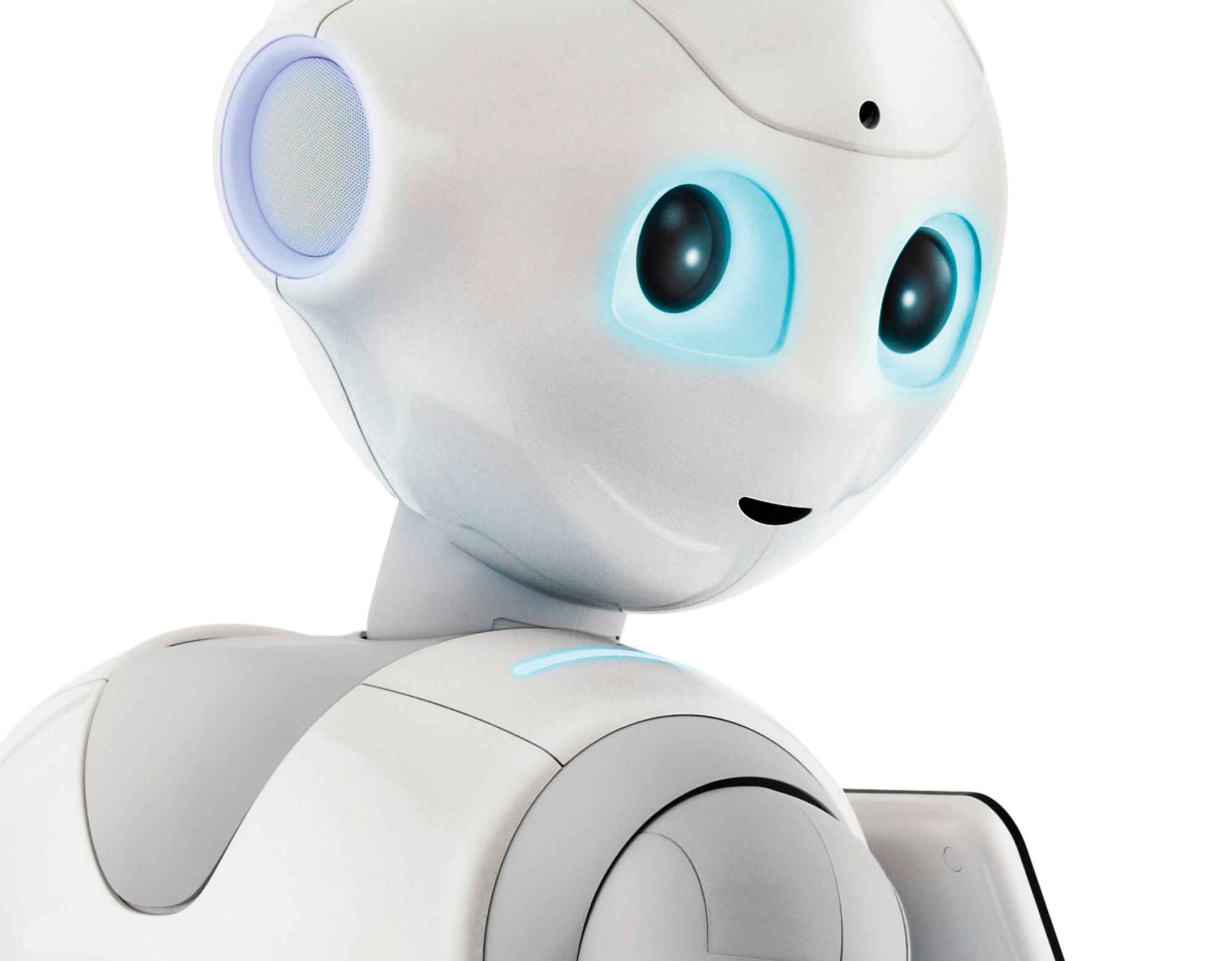 (Maybe) coming to a reception area near you. Pepper the robot