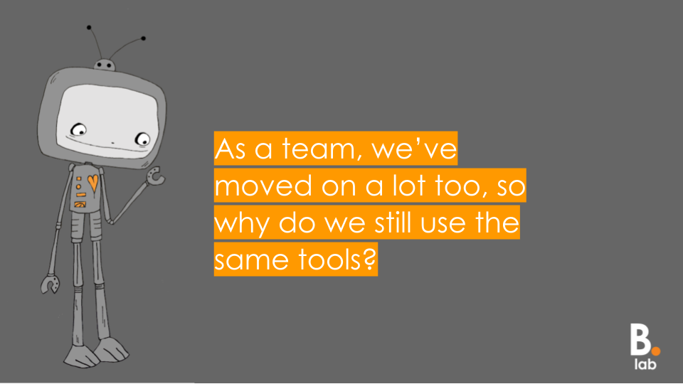 Michelle set out a challenge - is it time to refresh our toolkit?