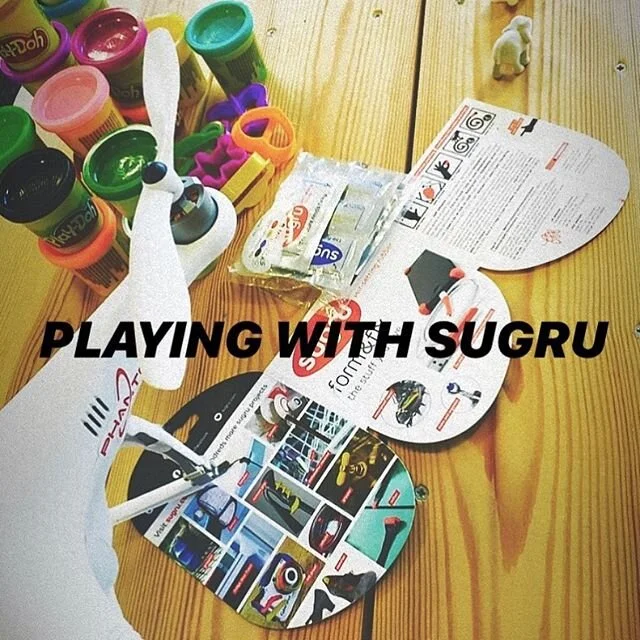 #bromfordlabthrowback - Playing with Sugru 
This is an example of the lab looking beyond the every day to introduce the business to a new product which might have a use. Importantly, it's not about a test or a pilot; it's about exploration. It's abou