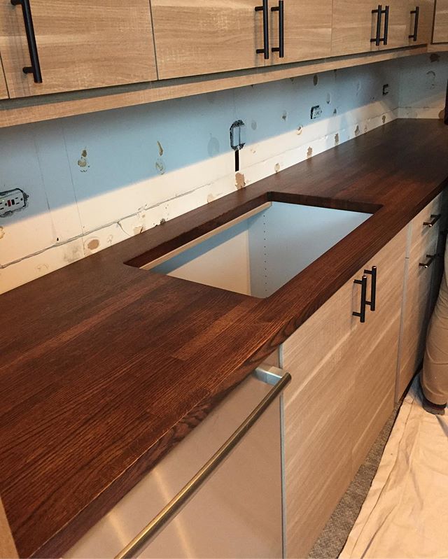 Kona stained Red Oak