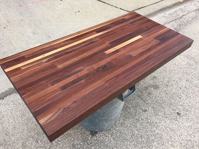 FOR SALE: heavily discounted 2-3/4&rdquo; thick custom Black Walnut top. Mineral oil finish.  26.5&rdquo; x 53&rdquo;- will cut down to size for no extra charge. $560 + tax.  Email: oneillproducts at gmail dot com