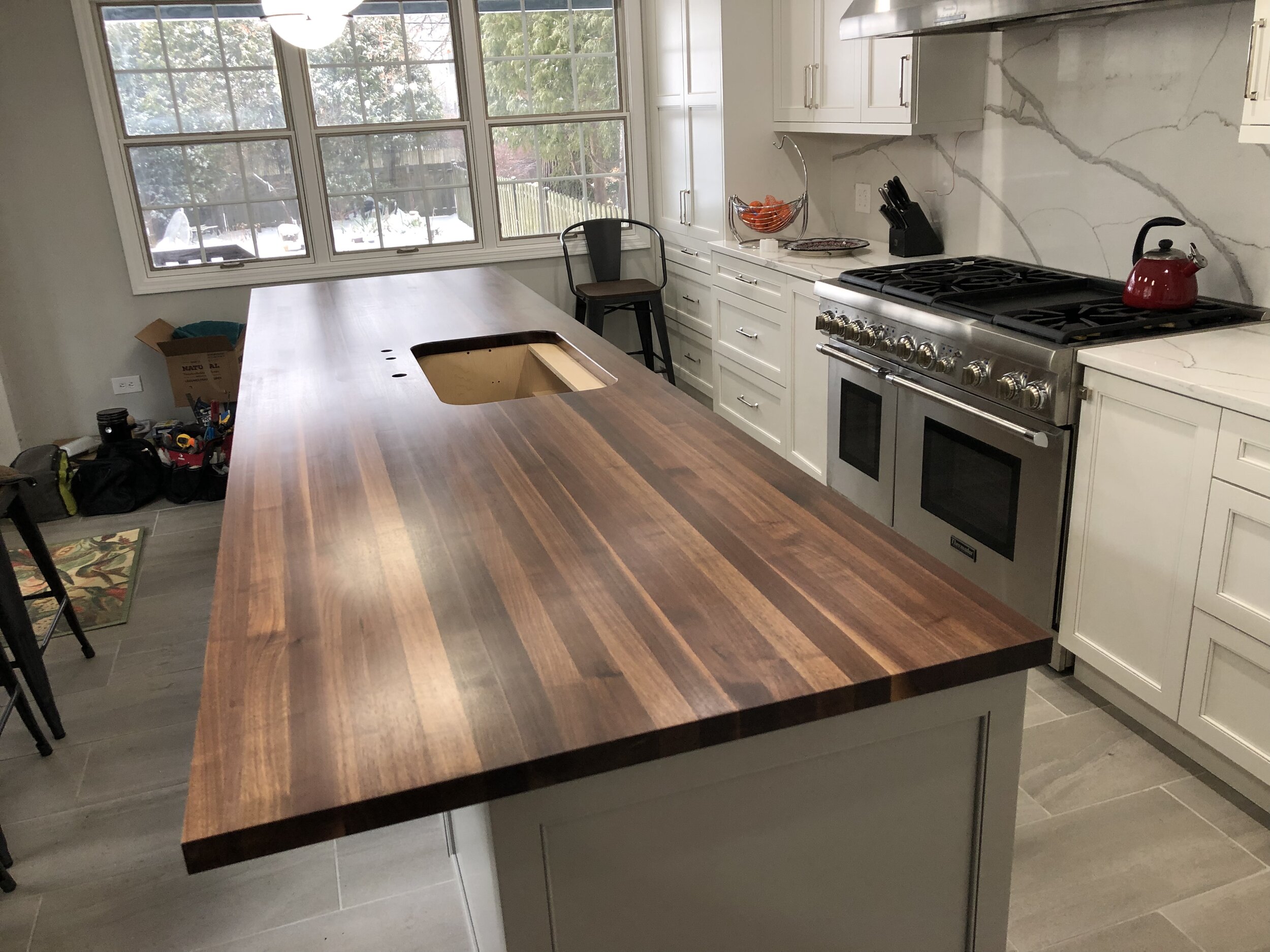 Butcher Block Countertops  Boos Island Tops - Butcher Block Co.