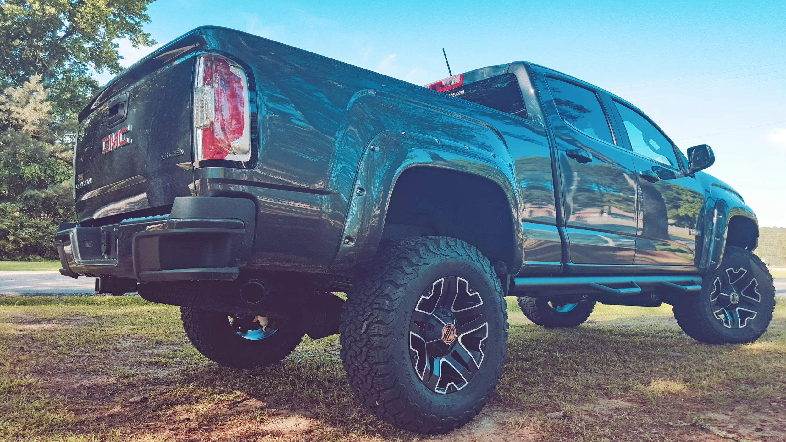gmc canyon lifted trucks sca performance black widow lifted trucks gmc canyon lifted trucks sca