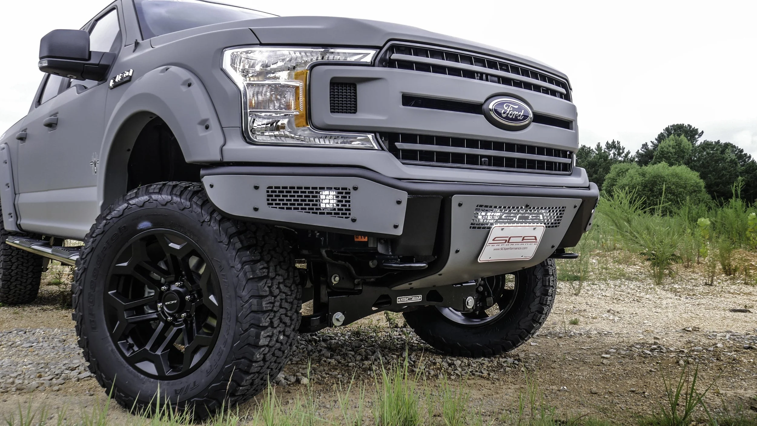 Ford F150 AFBW Gray with Color Match Bumper Close.jpg