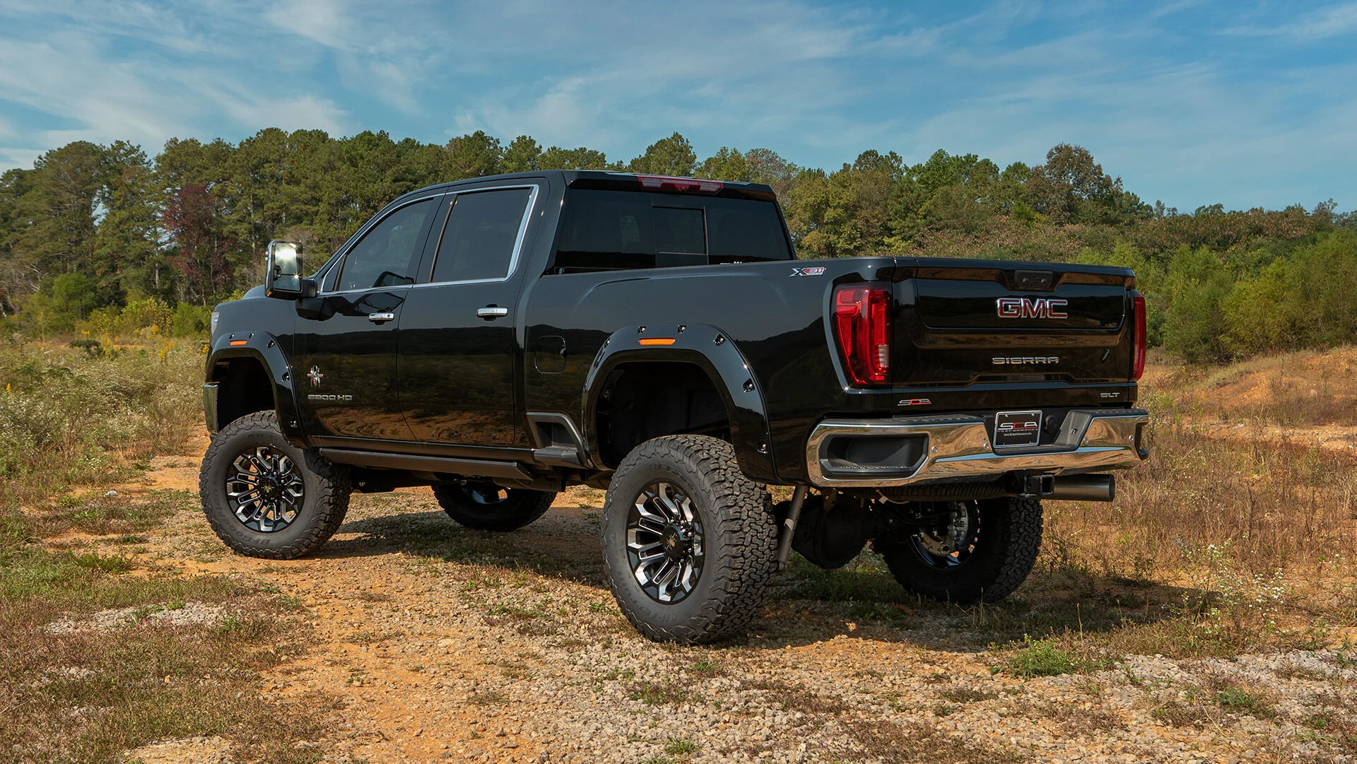 GMC BLACK WIDOW LIFTED TRUCKS — SCA Performance Black Widow Lifted Trucks