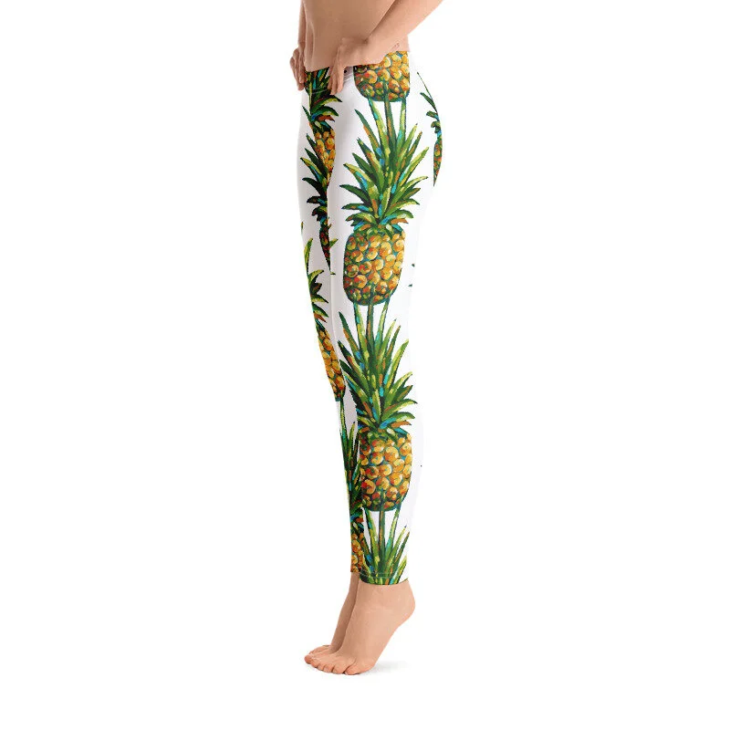 Pineapple All-Over Leggings — Sarah 