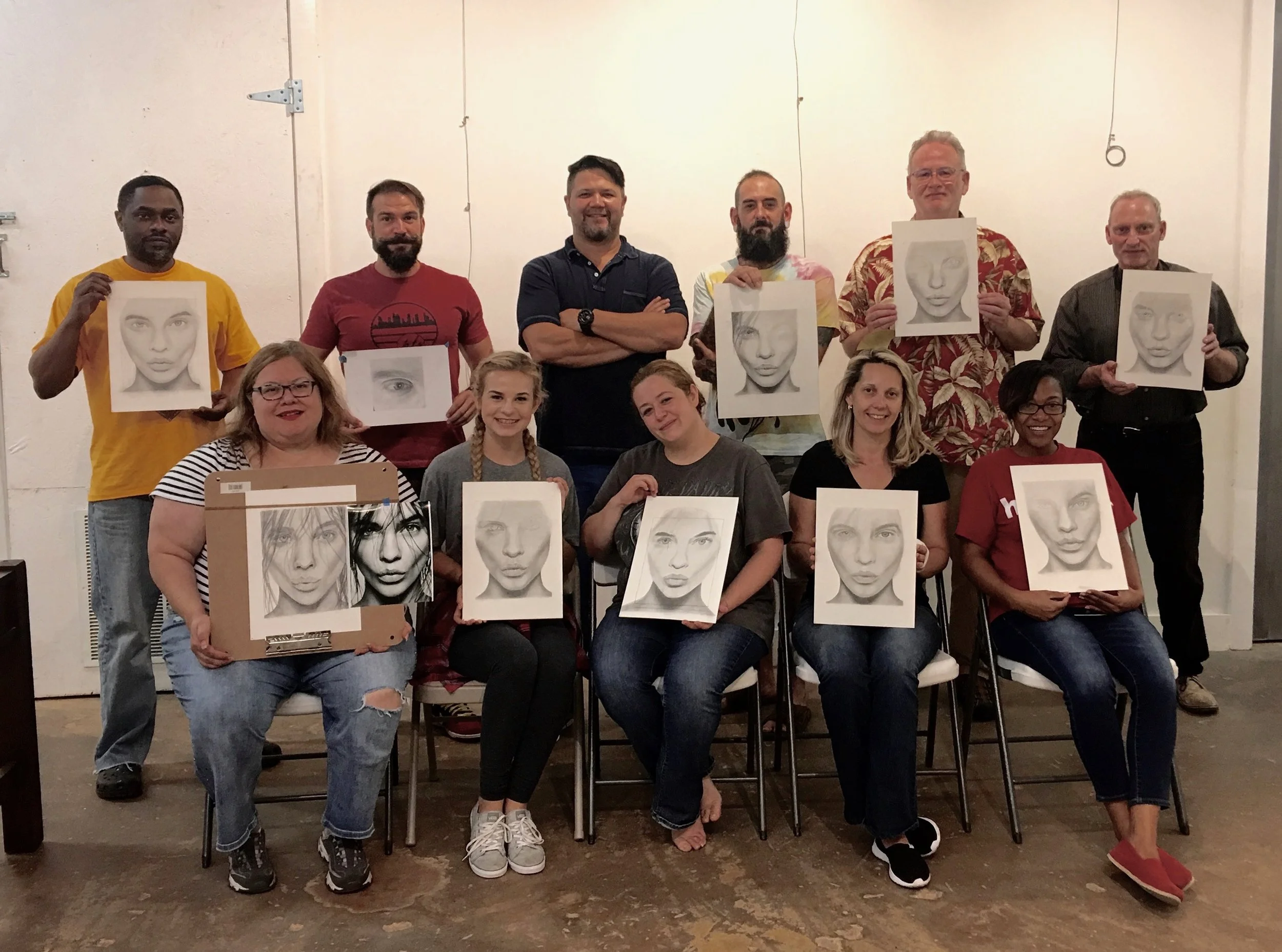 Realism Portrait Drawing 1 : August 10-13th 2017