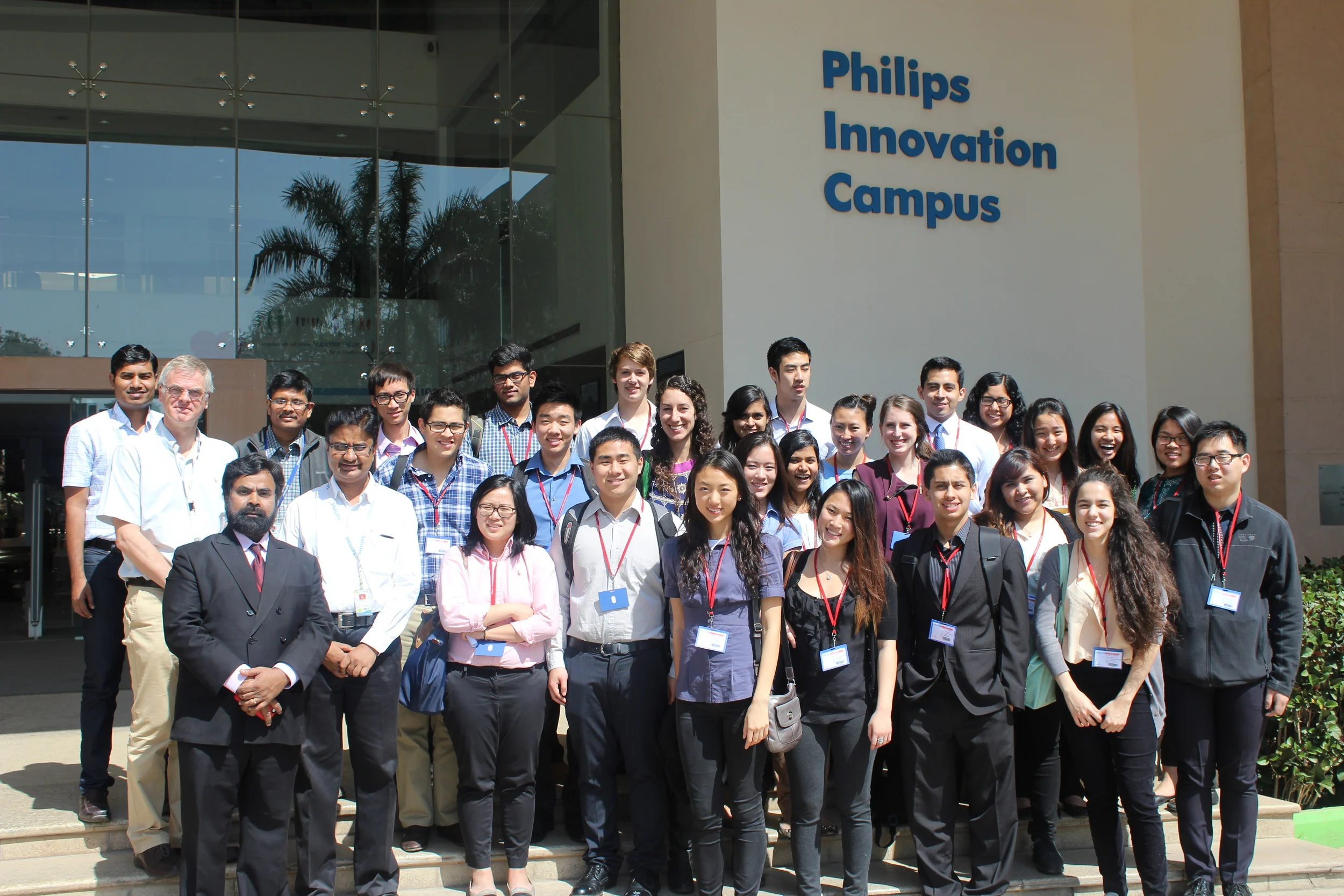 Jos van Haaren op de Philips Innovatie Campus in Bangalore (Foto: Berkeley - Haas)