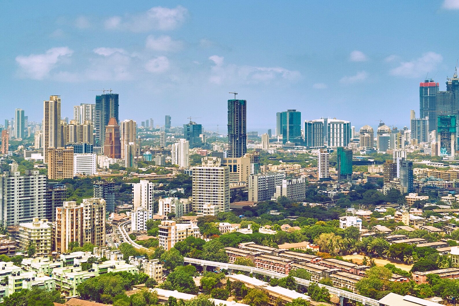 Mumbai skyline af Vidur Malhotra