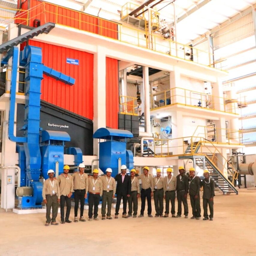 Un impianto di energia a biomassa della joint venture belga-indiana ForbesVyncke