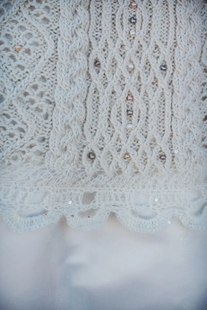 The finished lace.