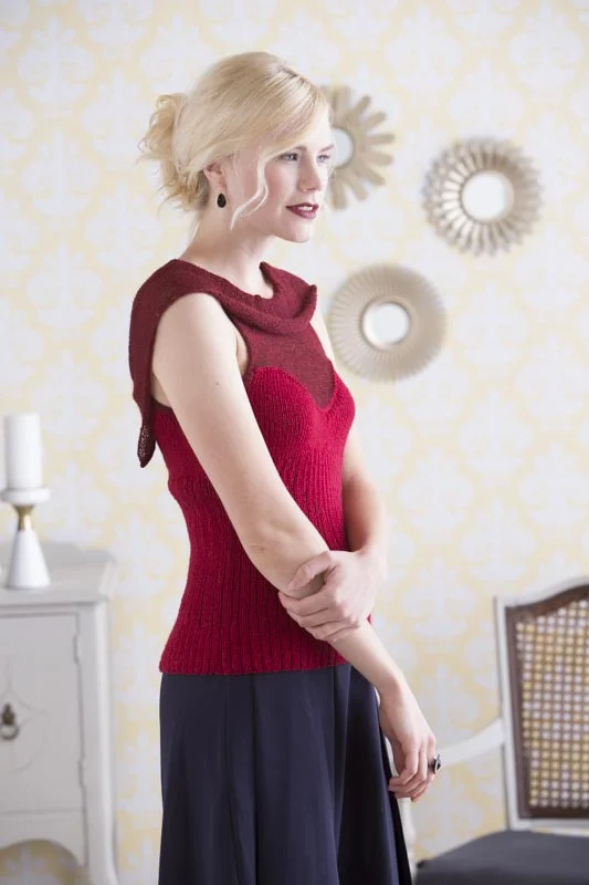 Eveleigh Sleeveless Cowl-Neck Pullover
