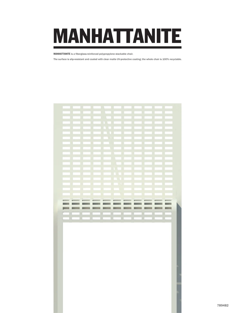 Manhattanite Chair for the Battery