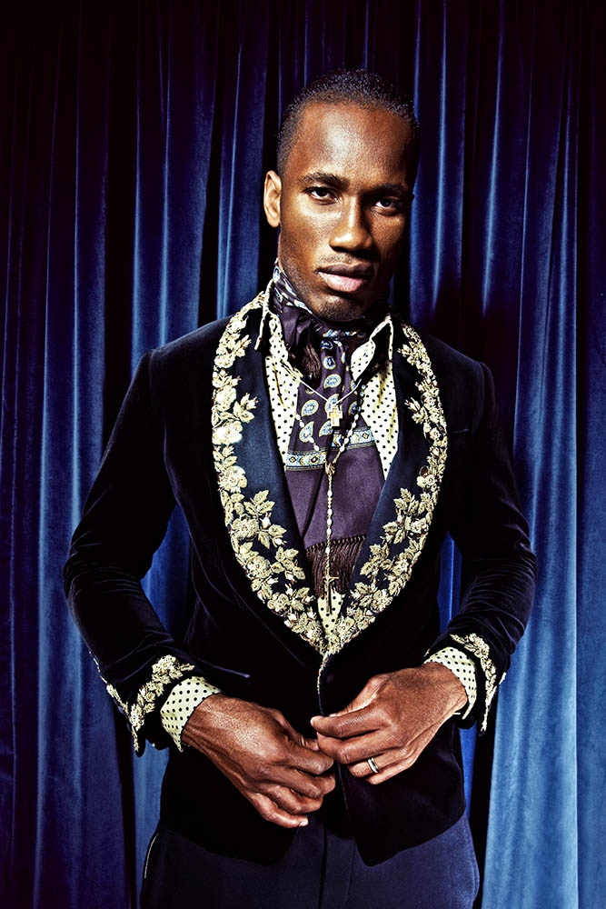 DIDIER DROGBA FOR L'UOMO VOGUE AFRICA SPECIAL