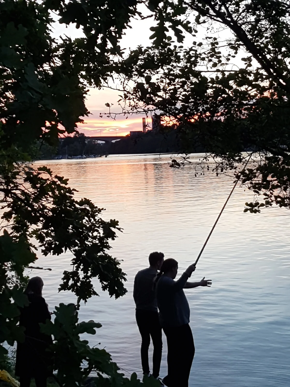Fiskelycka i Traneberg.