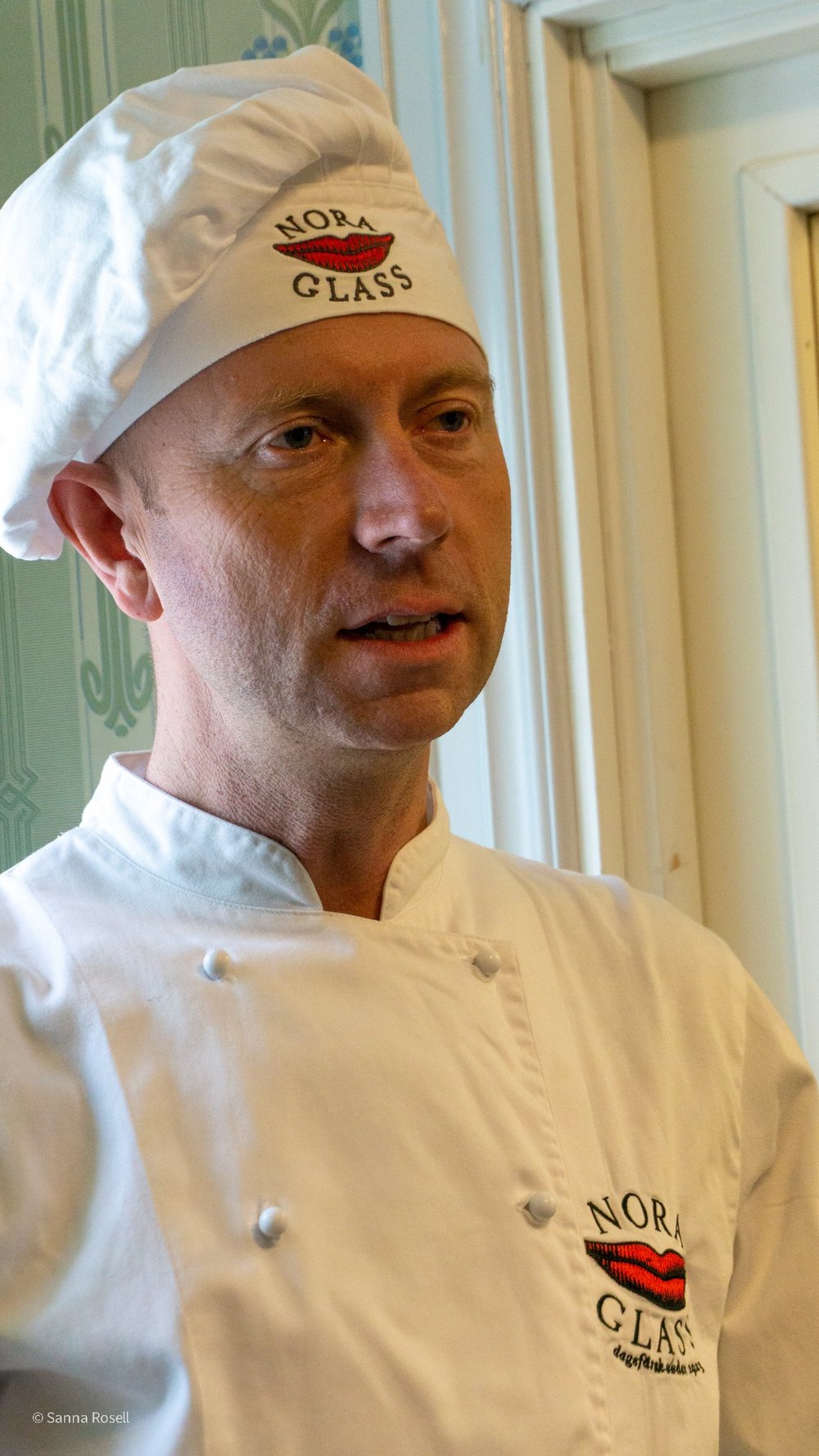 Anders Kadesjö, en av ägarna till Noraglass med 