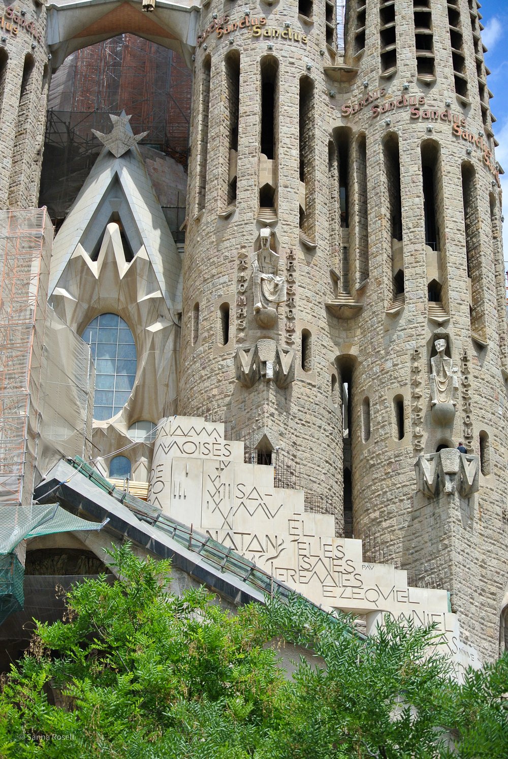 La Sagrada Familia började byggas 1882.