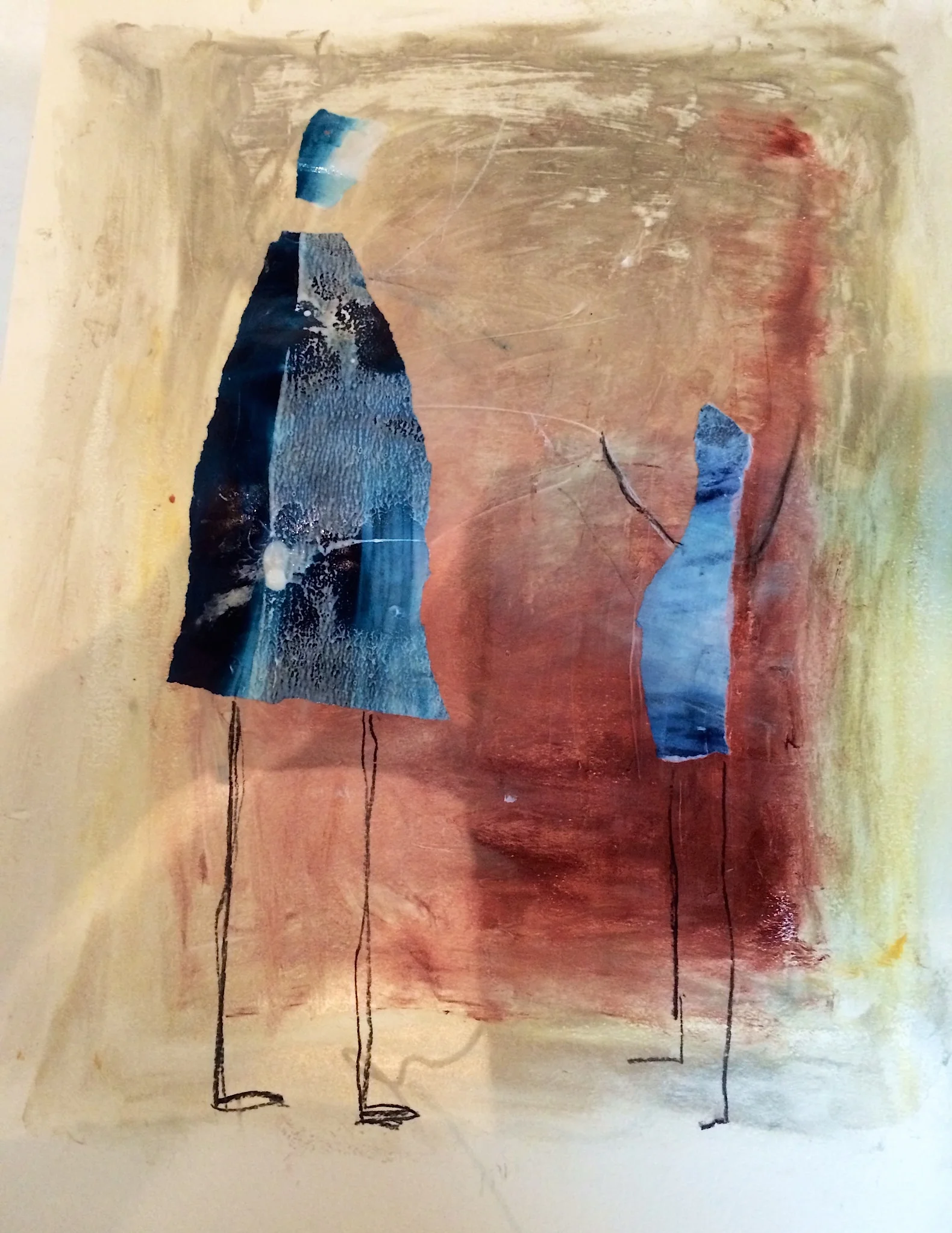 People Piece 30X24 Work On Paper