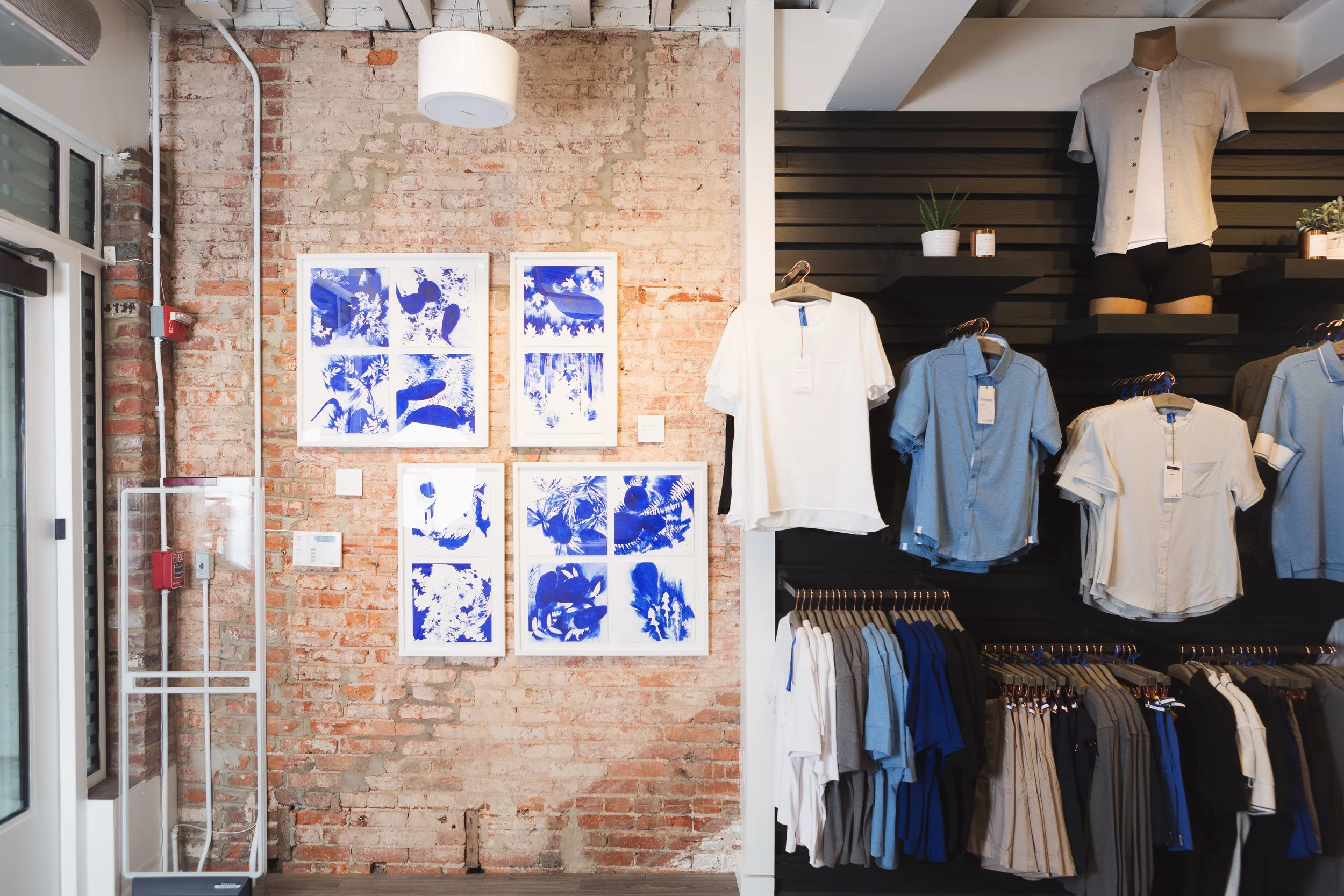  installation at Kit + Ace DC  image courtesy Framebridge 