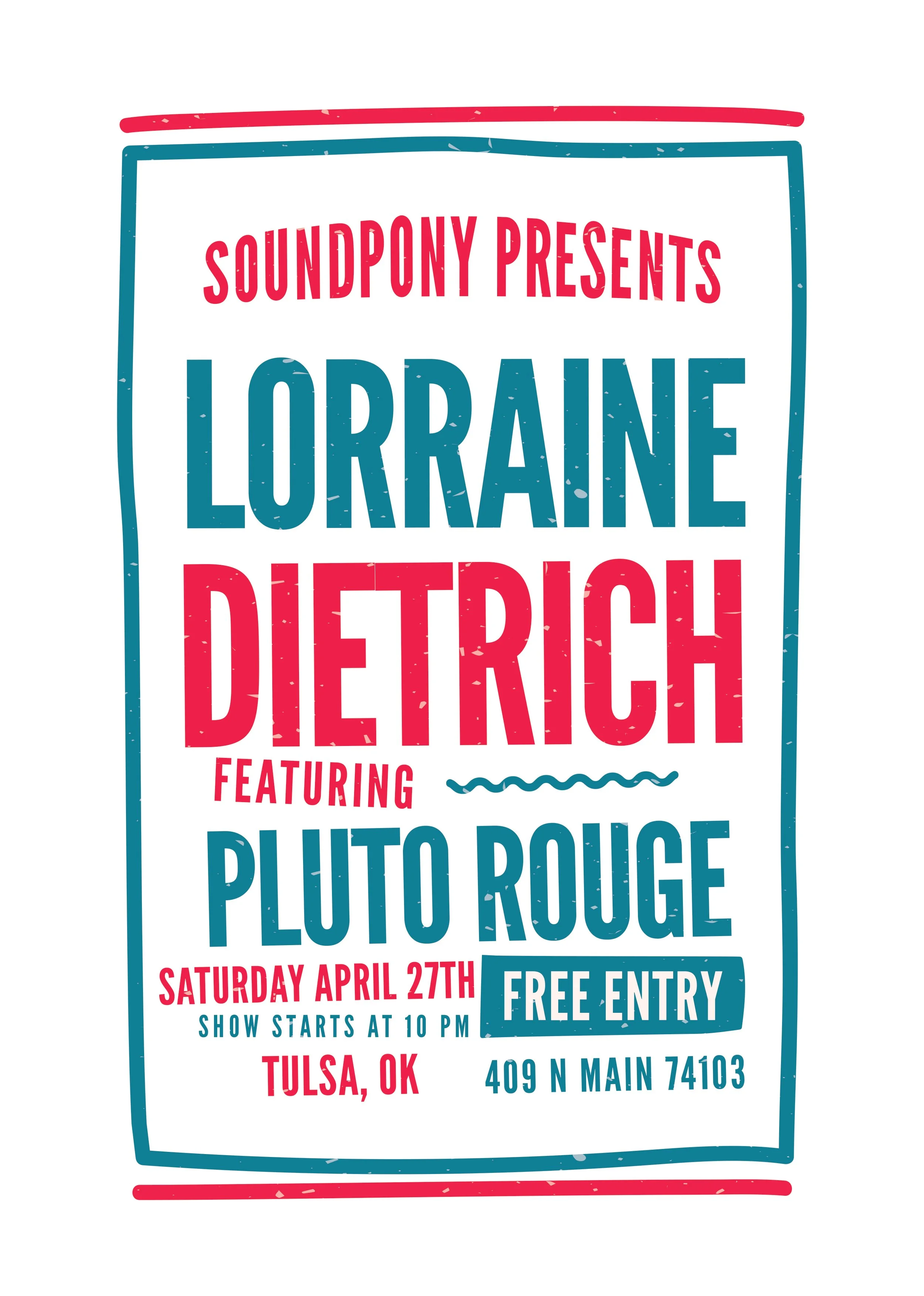 Lorraine Dietrich + Pluto Rouge