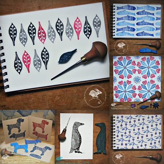 HAVE YOU MET -  @andreajaneclement - Andrea Clement?! We hope you'll follow and support her today! We love her fantastic prints and printmaking - Take a look - you'll enjoy them! Let's help her have a wonderful HAVE YOU MET day &amp; make loads of ne
