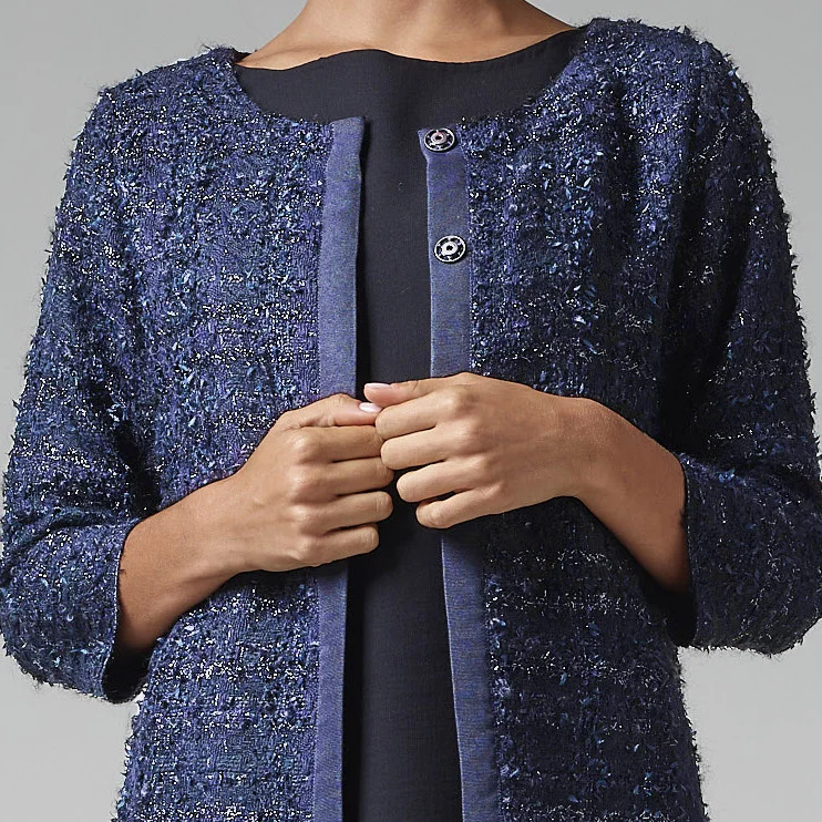 NAVY SPARKLE CHANEL BOUCLE (FALL 2019)
