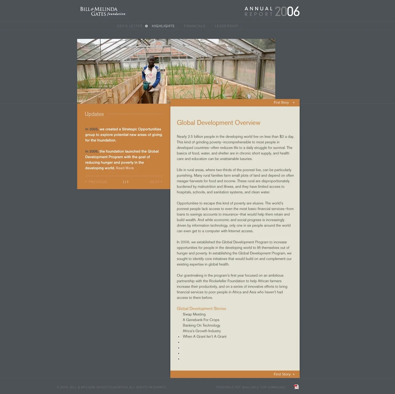 BILL & MELINDA GATES FOUNDATION