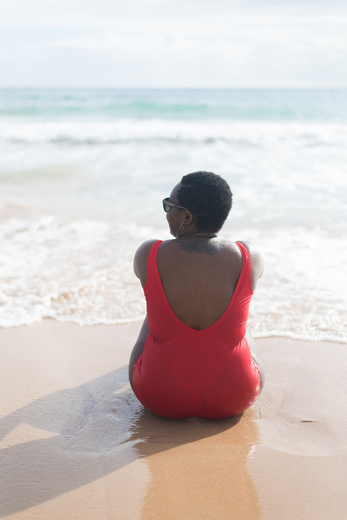 Kristen enjoying her time on Condado Beach!