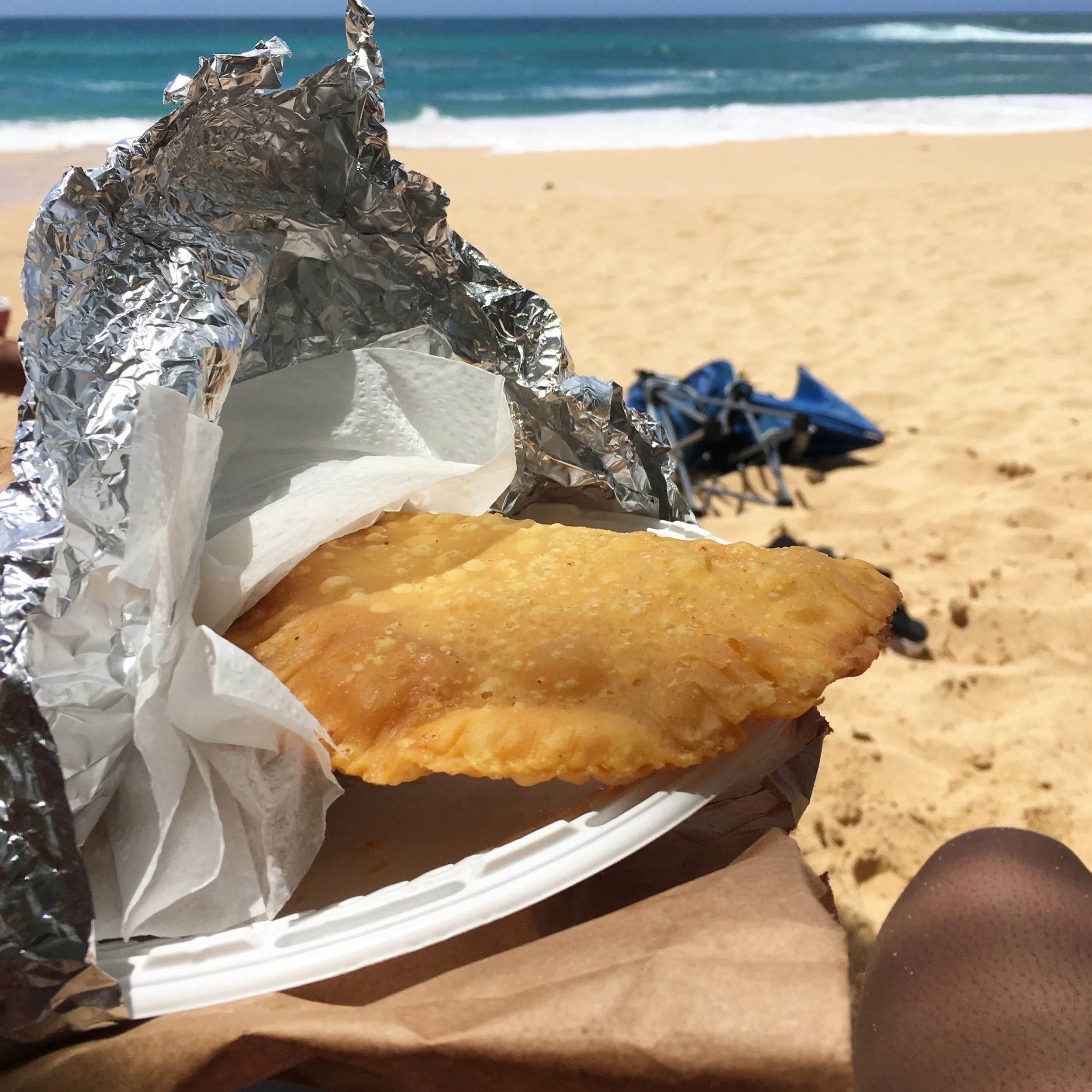 Empanadas + the Beach = Paradise