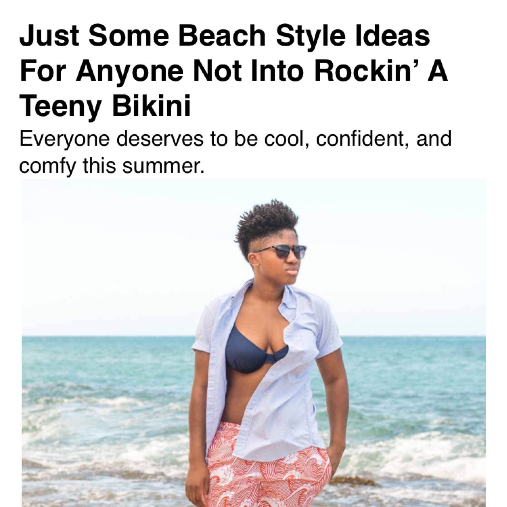 This beach look brings me back to my vacation in Puerto Rico!