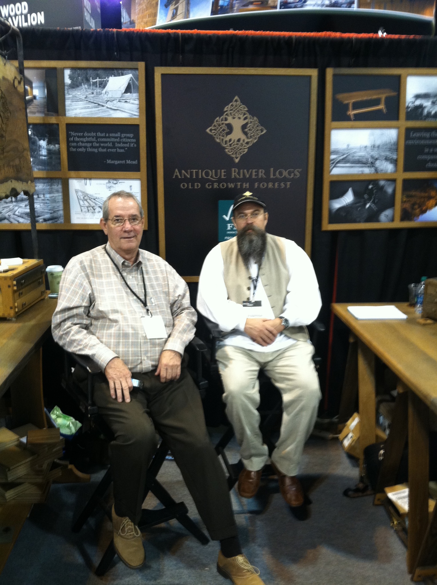 Ben and William at the 2013 AIA ( American Institute of Architects) Expo in Denver, CO. 