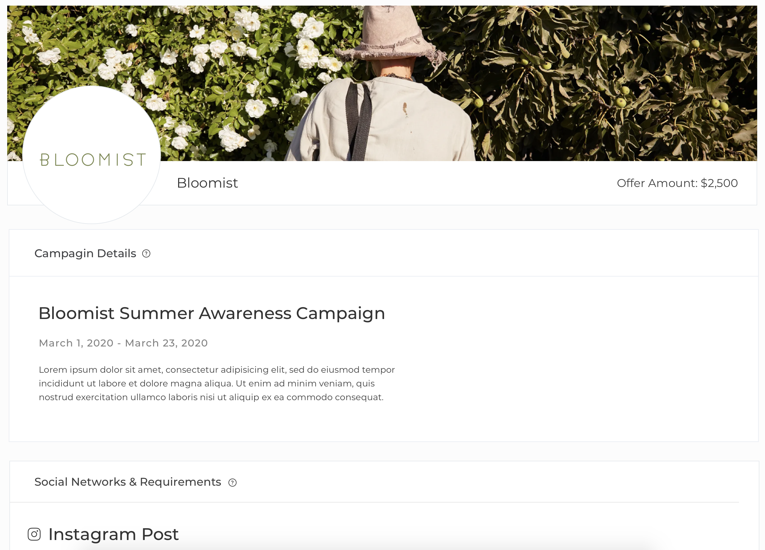 Brand Collaboration Offer Previews