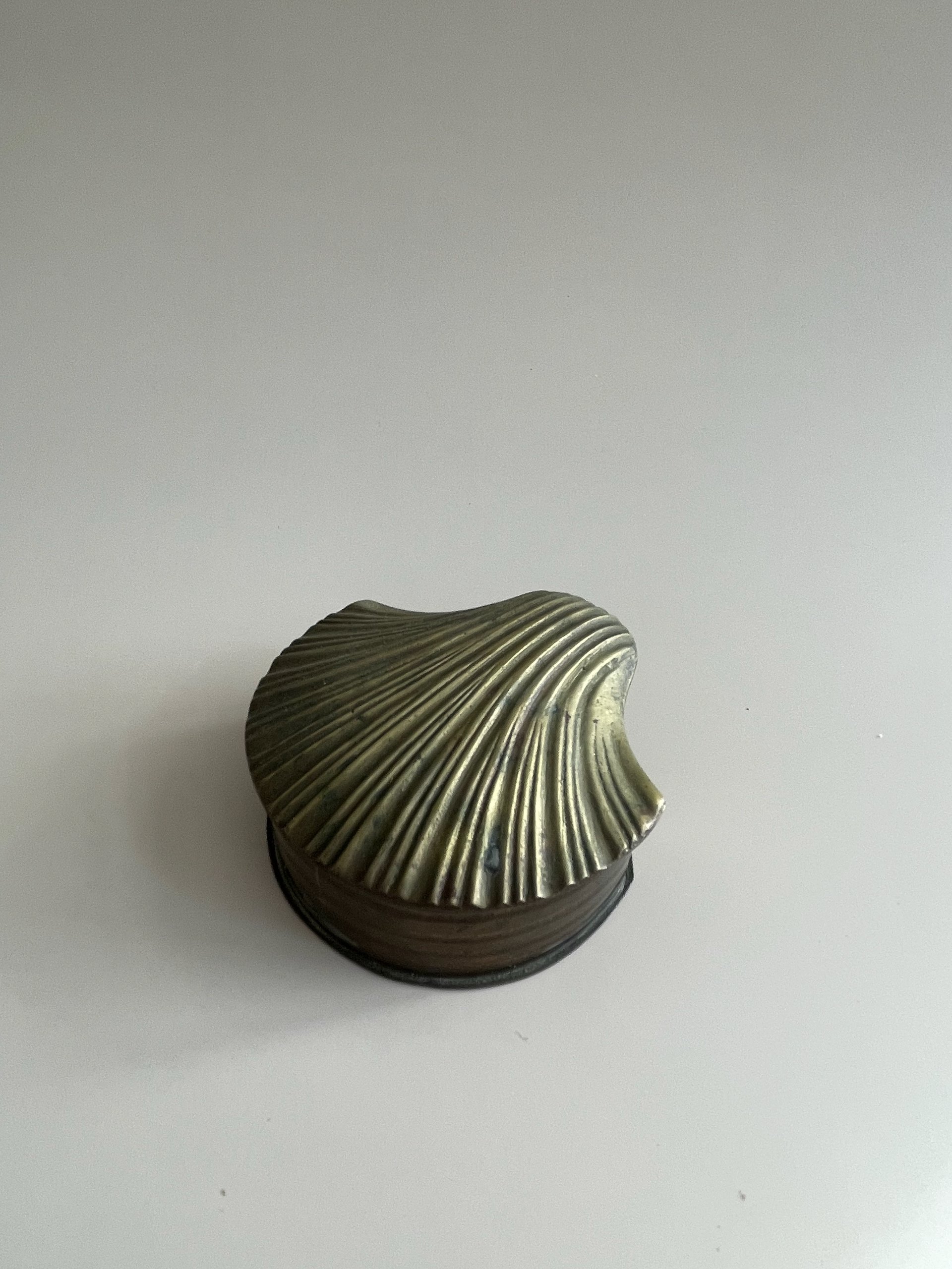 1940's Brass shell box