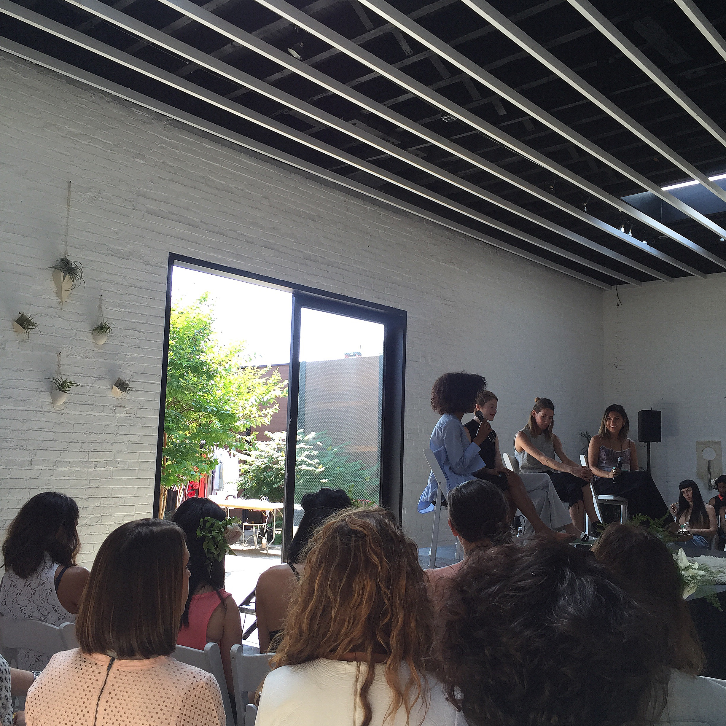 The fashion panel.