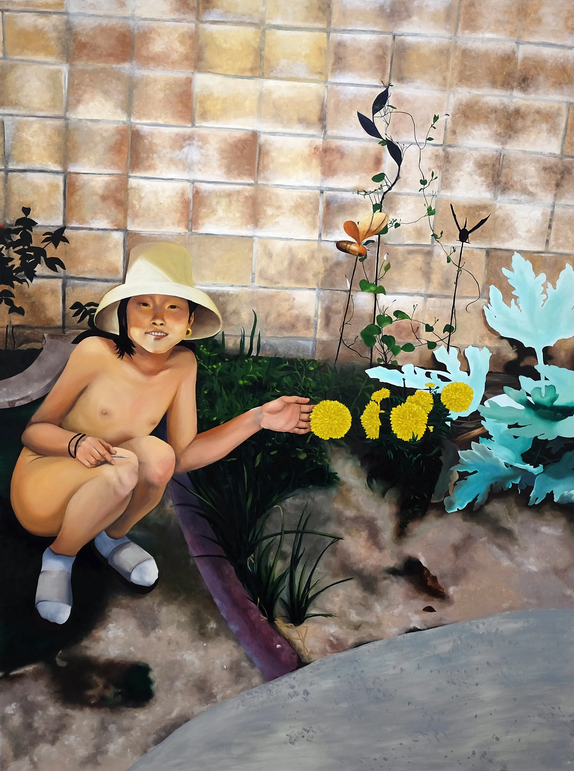 Helping With The Garden.JPG