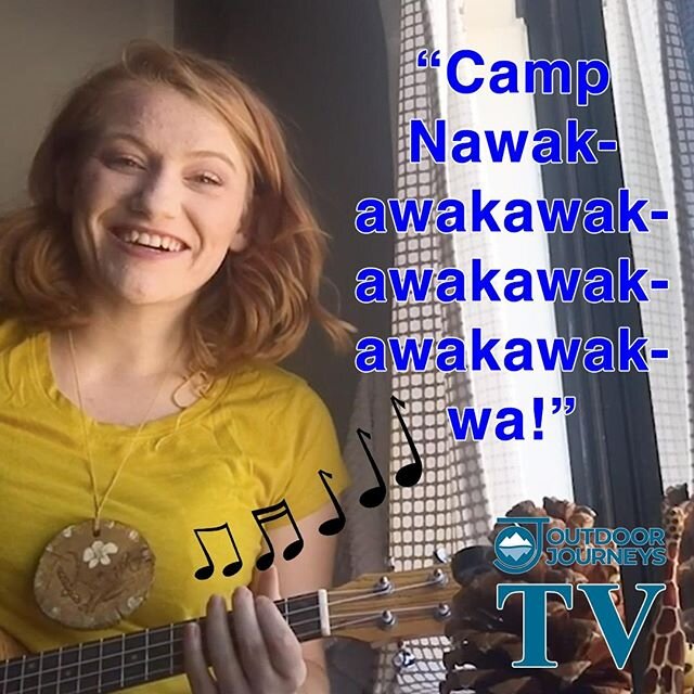 Do you miss singing camp songs at the top of your lungs around the campfire?? 🎶🎵
.
Join Bean and sing your camp heart out as she leads you through the &quot;Camp Nawakwa Song&quot;. Don't know the song? No worries! the on-screen lyrics will help yo