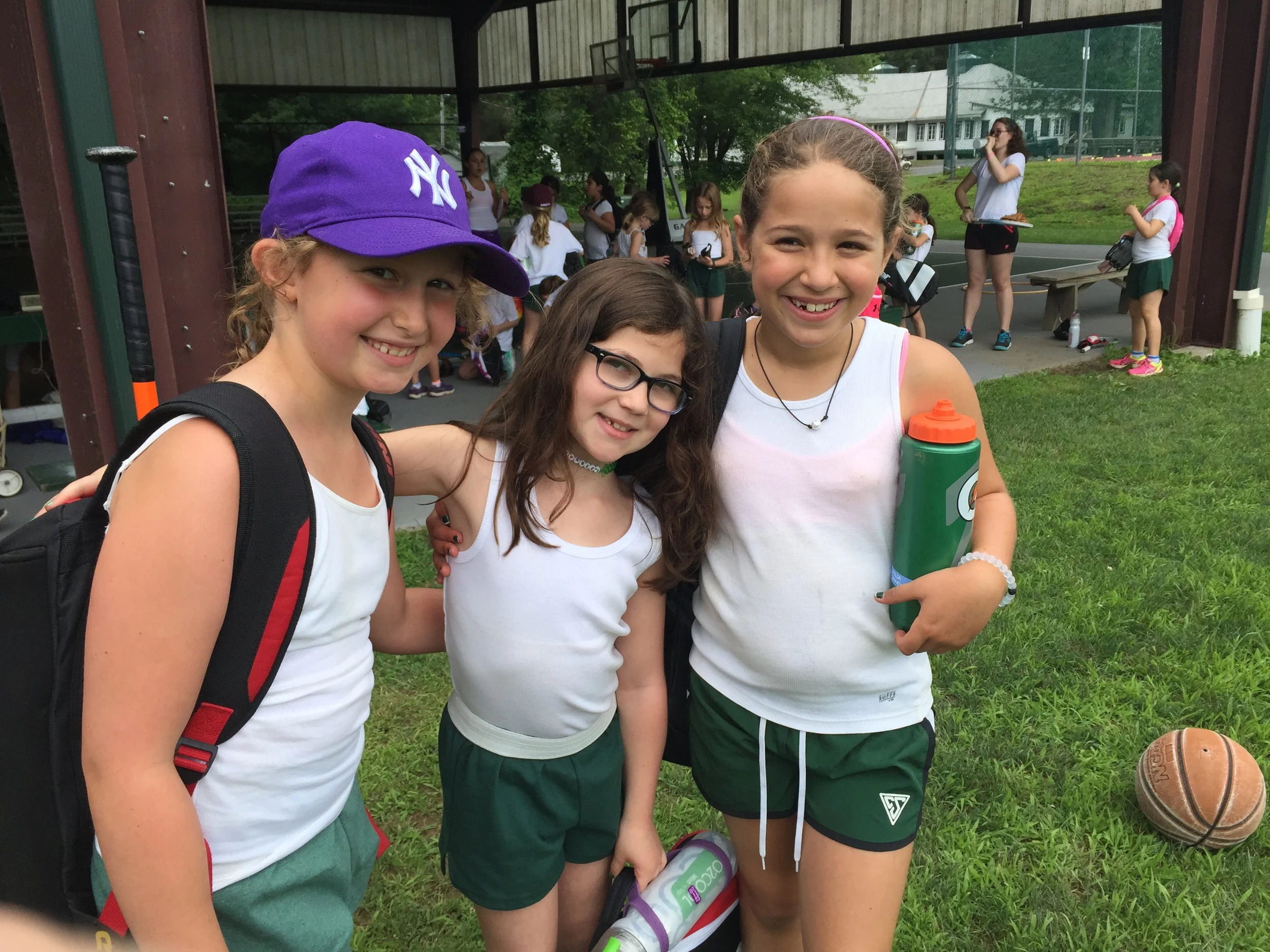 Jinters take a break on sports skills day.