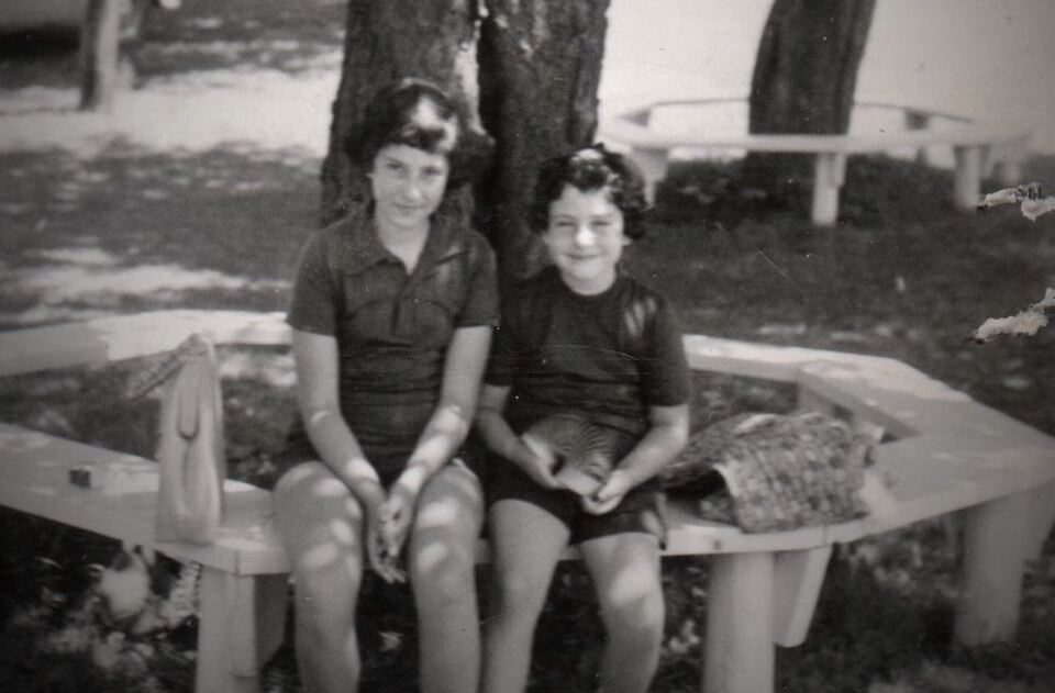 Hilde and Donna Blum July 1956