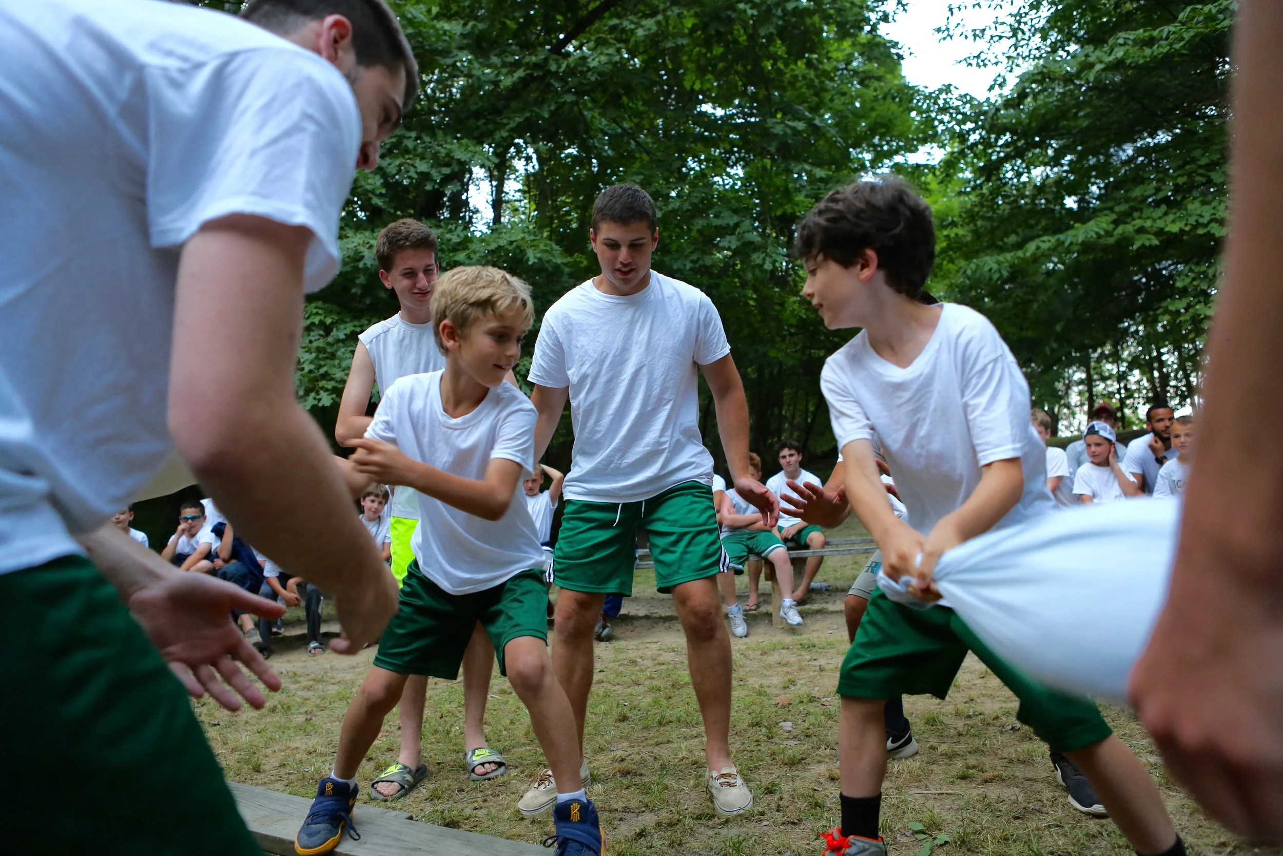 Sophomore boy pillow fights 