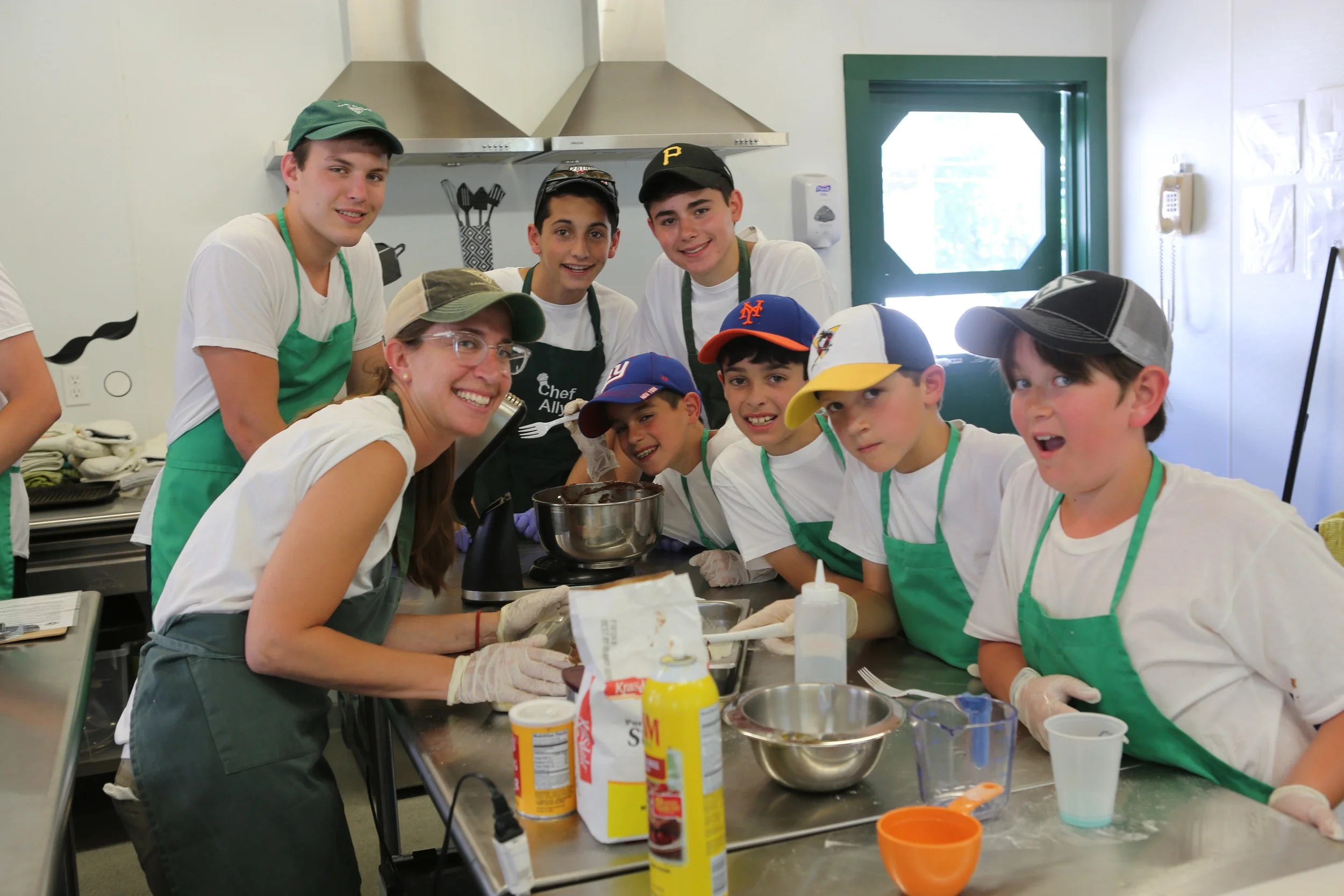 Sub Juniors whipping something up at cooking