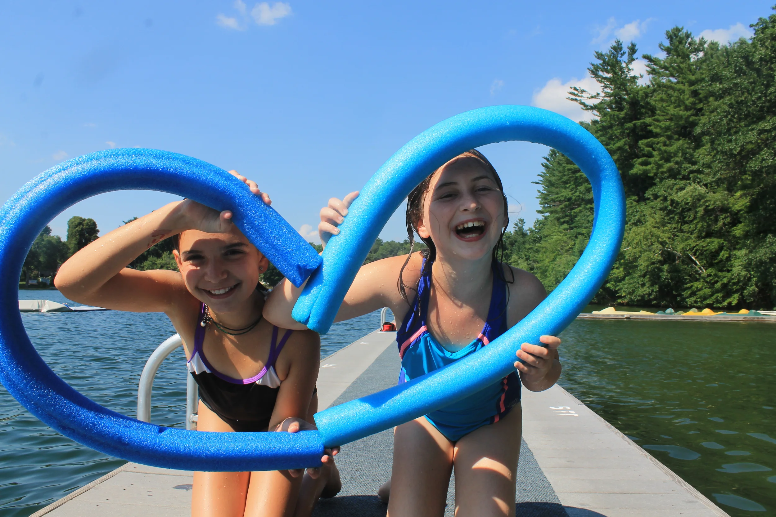 All smiles at the waterfront. 