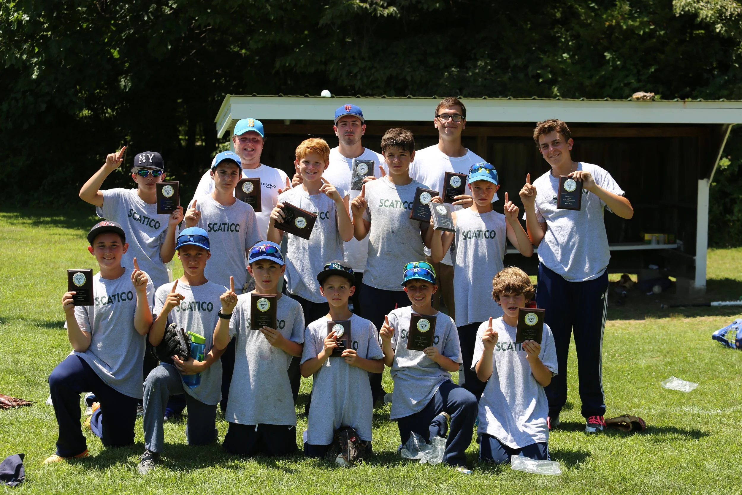 Scatico’s winning under-13 1/2 tournament softball team