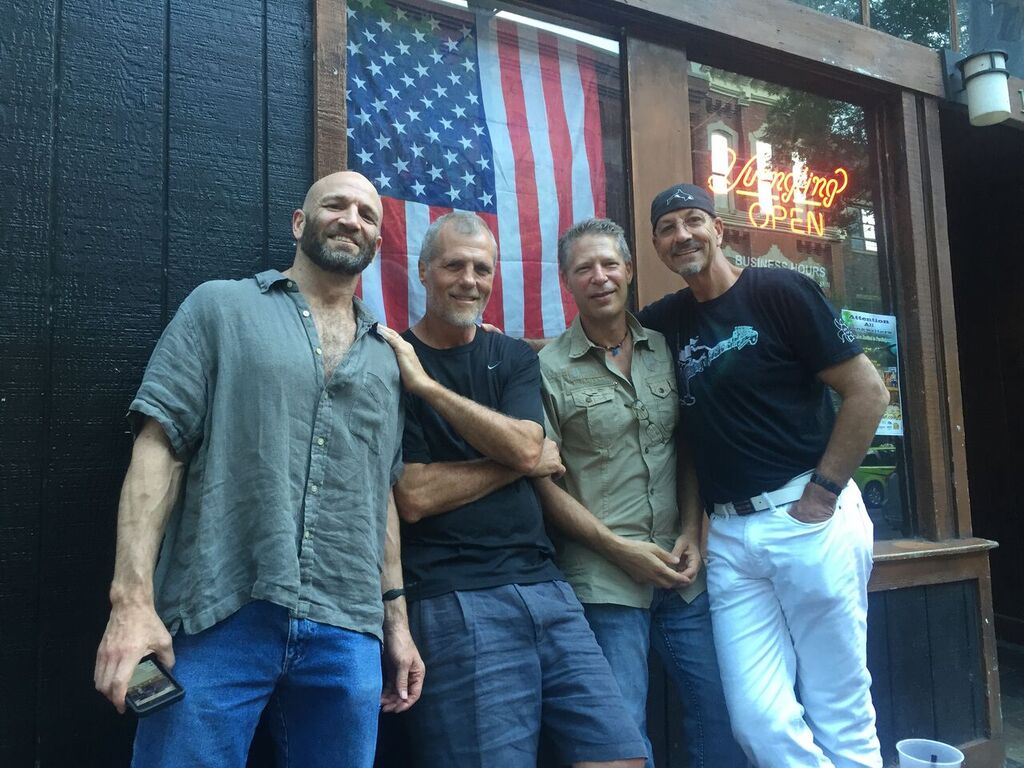 1960s-80s —June in Nashville: Dan Deutsch, Greg Herman, Jim Rosenzweig , and Larry Hamburg. 