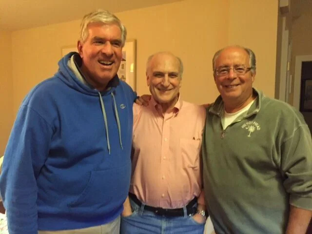 1950s-70s —Left, October in Roseland, NJ: Steve Hanft, Jack Atkins, and Marc Hellman. 