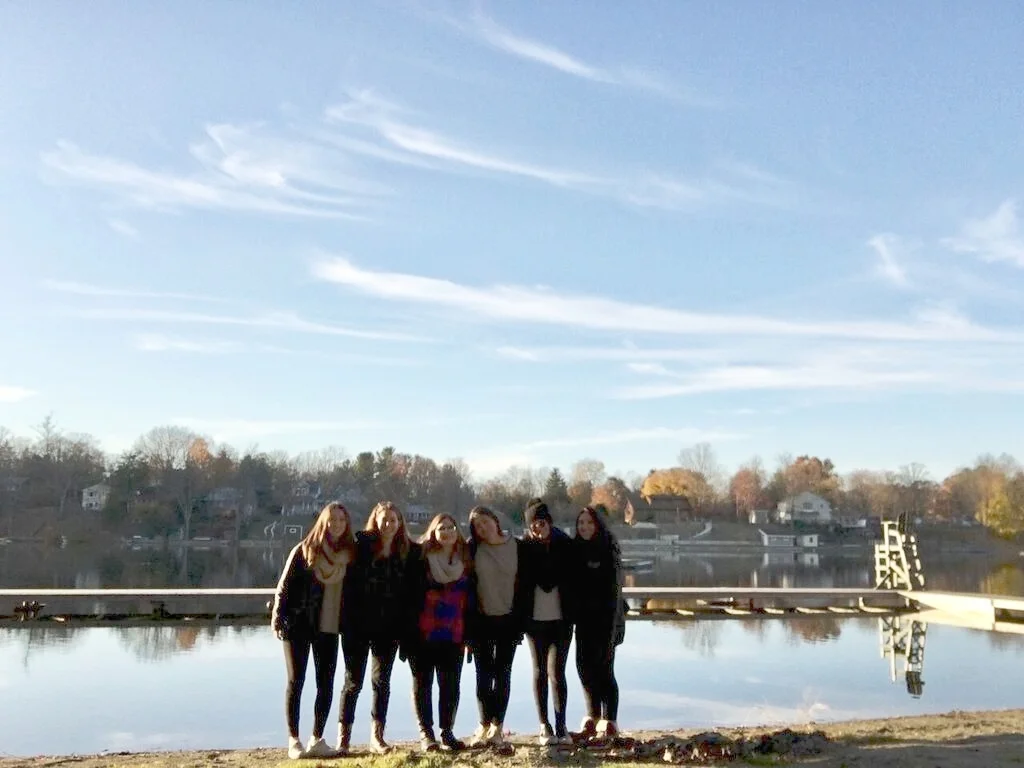 2000s-10s —November in Elizaville (former bunkmates): Zoe Goldstein, Sydnee Fried, Emily Berger, Jane Rosenfeld, Barrie Modica, and Nicki Stuttman . This trip, of course, included a stop at Holy Cow in Red Hook! 