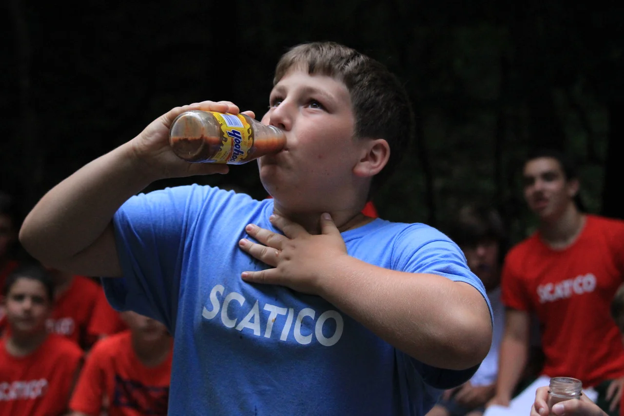 An Inter chugging for his team.